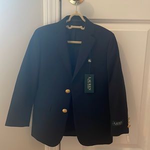 New with tags! Ralph Lauren boys navy blazer size 7